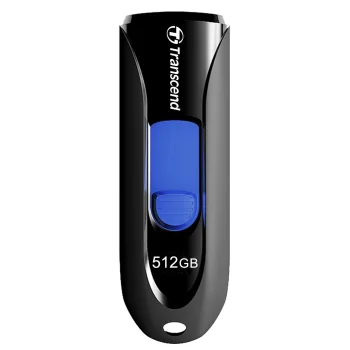 USB zibatmiņa Transcend JetFlash 790 512 GB USB 3.1 Gen 1, melna