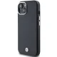 BMW Signature Wrapped Metal MagSafe vāciņš iPhone 14 / 15 / 13, melns