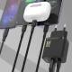 Dudao A27 Max tīkla lādētājs 35W GaN, USB-C / USB-A, melns
