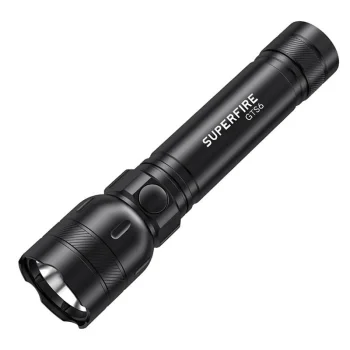 Kabatas lukturis Superfire GTS6, 360 lm, 7W, USB-C, melns