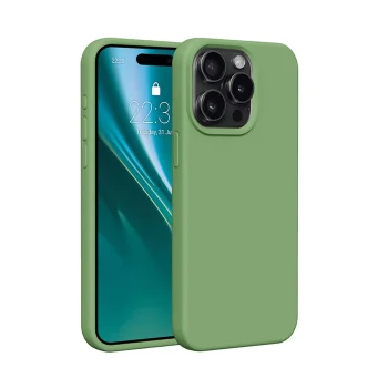 Etteri Silicone Case vāciņš Apple iPhone 12 / 12 Pro, gaiši zaļš