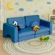 Ecotoys TMSRT-15-NB Modulārs Bērnu Dīvāns 10 Daļas, Zils