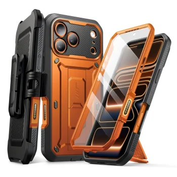 Supcase Unicorn Beetle Pro vāciņš iPhone 17 Pro Max - oranžs