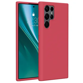 Etteri Silicone Case vāciņš Samsung Galaxy S22 Ultra 5G aveņu krāsā