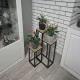 Ruhhy 3 līmeņu metāla puķu statīvs 67 cm
