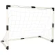 Bērnu futbola vārtu komplekts (2 gab.) ar bumbām un pumpi, 95x48x70 cm