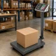 Platformas svari ar LCD displeju, 100 kg, pelēki