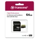 Transcend DrivePro 550 divu lēcu videoreģistrators ar 64GB microSDXC