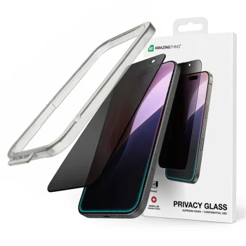 AmazingThing Radix Privacy aizsargstikls priekš iPhone 17 Pro Max