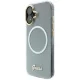 Guess IML Gradient Script Metal MagSafe vāciņš iPhone 17 - balts