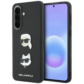 Karl Lagerfeld vāciņš Karl & Choupette priekš Samsung Galaxy A37 5G, melns