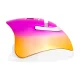 Glow F2 RC UV/LED nagu lamp 220W, rozā/zelta