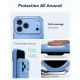 ESR Cyber Tough MagSafe vāciņš iPhone 18 Pro Max / 17 Pro Max, gaiši zils