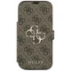 Guess Book 4G Metal Logo grāmatiņas tipa vāciņš iPhone 18 Pro / 17 Pro, brūns