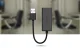Ugreen USB 2.0 uz RJ45 tīkla karte 100 Mbps, melna