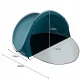 Trizand 21267 pašuzceļamā pludmales telts 200x120x110cm, zila/balta