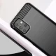 Samsung Galaxy A32 4G (SM-A325F/DS) Carbon Fiber Pattern Brushed TPU Case Cover, Black | Telefona Vāciņš Apvalks...