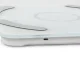 Analītiskie vannas istabas svari ar Bluetooth, stikls, 180 kg, balti