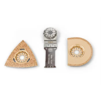 Fein Combo Starlock Tileworking piederumu komplekts flīžu darbiem, 3 gab.