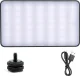 PULUZ Pocket RGB LED foto un video lampa, melna
