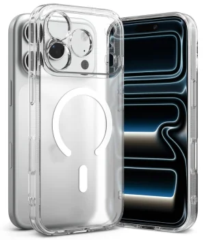 Telefona vāciņš Ringke Fusion Magnetic MagSafe priekš iPhone 18 Pro / 17 Pro, caurspīdīgs matēts