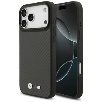 BMW M Kevlar Matt MagSafe vāciņš iPhone 17 Pro Max, melns