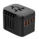 Universāls ceļojumu adapteris Tech-Protect TA200 EU / UK / US / AU, melns