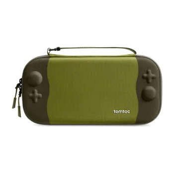 TOMTOC FancyCase-G05 plāns futrālis Nintendo Switch 2 konsolei, zaļš