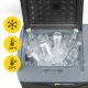 4Fizjo Xtreme Mountain Goat kompresora pārnēsājamā ledusskapis 27,8 L, melns/pelēks