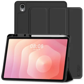 Tech-Protect SmartCase Pen vāciņš Samsung Galaxy Tab S11 11.0 X730 / X736, melns