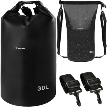 Trizand 30L ūdensnecaurlaidīgs maiss, melns