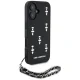 Karl Lagerfeld Saffiano Crystals w/Chain vāciņš Apple iPhone 16, Melns