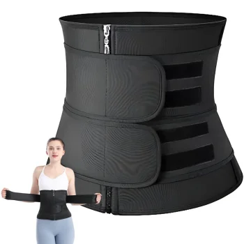 Neoprēna tievēšanas josta vēderam XXL, melna