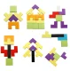 Bakalu KZ0903 koka puzle Tetris
