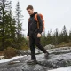 Mountain Goat STANDARD tūrisma dzelkšņi 36-46 izmēram ar maciņu, melni un dzelteni