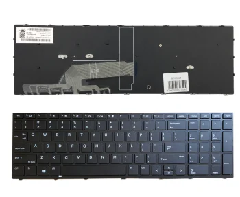 HP Probook 450 G5 / 455 G5 / 470 G5 tastatūra ar rāmi, melna