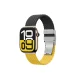 2 AmazingThing Blend Band siksniņu komplekts Apple Watch 45/46/49mm, dzelteni melns/melns