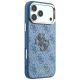Guess 4G & Big Resin Logo vāciņš priekš iPhone 17 Pro / 18 Pro, gaiši zils