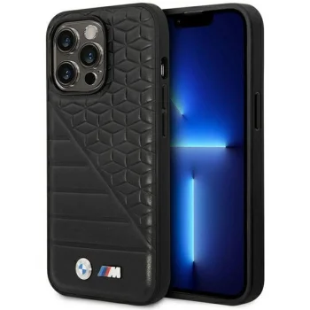 Telefona vāciņš BMW Bi Pattern priekš iPhone 14 Pro 6.1", melns
