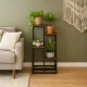 Modernhome 4 līmeņu loft stila augu statīvs, 67 cm