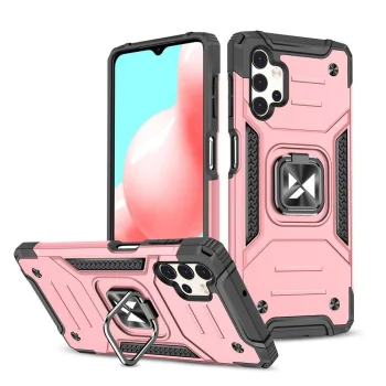 Wozinsky Ring Armor hibrīda vāciņš Samsung Galaxy A73 ar gredzenu, zelta