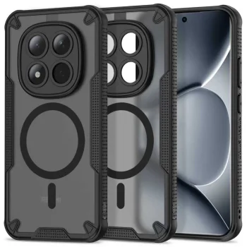 Tech-Protect Xiaomi Poco M8 Pro / Redmi Note 15 Pro+ 5G vāciņš Rugged Shield MagSafe, melns
