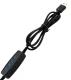 LED galda lampa ar klipsi, 5W, melna