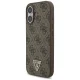 Guess 4G Strap Triangle Logo MagSafe vāciņš iPhone 17, brūns