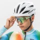Rockbros 14110023001 fotohromās velobrilles ar UV400 aizsardzību un optisko ieliktni, zaļas