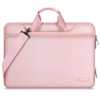 Tech-Protect Pocket 15-16" klēpjdatora soma, rozā
