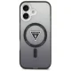 Guess IML Gradient Triangle Logo MagSafe vāciņš Apple iPhone 17 - Melns