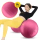 4FIZJO Peanut Air Ball vingrošanas bumba 45x90 cm, rozā