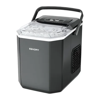 Euhomy IM011-BBL portatīvais ledus ģenerators, 1.2 L, 12 kg, melns