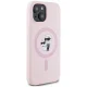 Karl Lagerfeld Silicone Karl&Choupette MagSafe vāciņš iPhone 15, Rozā
